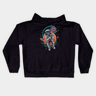 Simian Sentinel: The Battle of the brave monkey in the Void Kids Hoodie